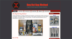Desktop Screenshot of bugoutbagmethod.com