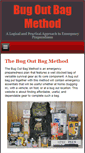 Mobile Screenshot of bugoutbagmethod.com